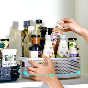 Rotating Plastic Storage Rack